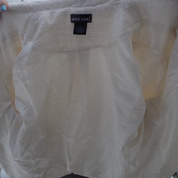 Vintage West Seal White Blazer 90s - Picture 2 of 9